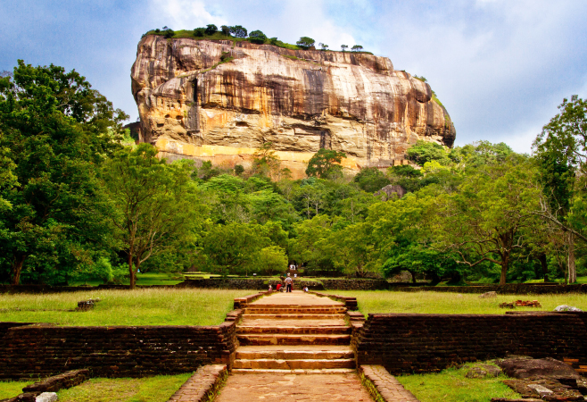 Sigiriya Rock is the most famous historical location in Sri Lanka